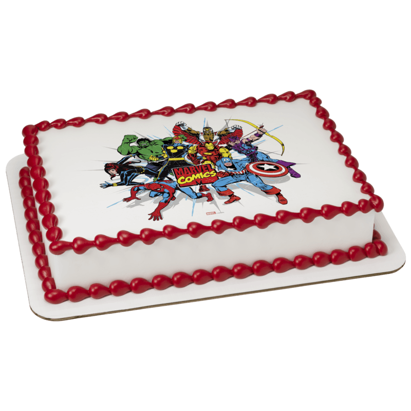 MARVEL Comics Originals Unite Cake