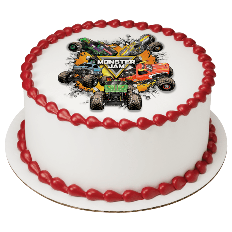 Monster Jam® Monster Trucks Cake
