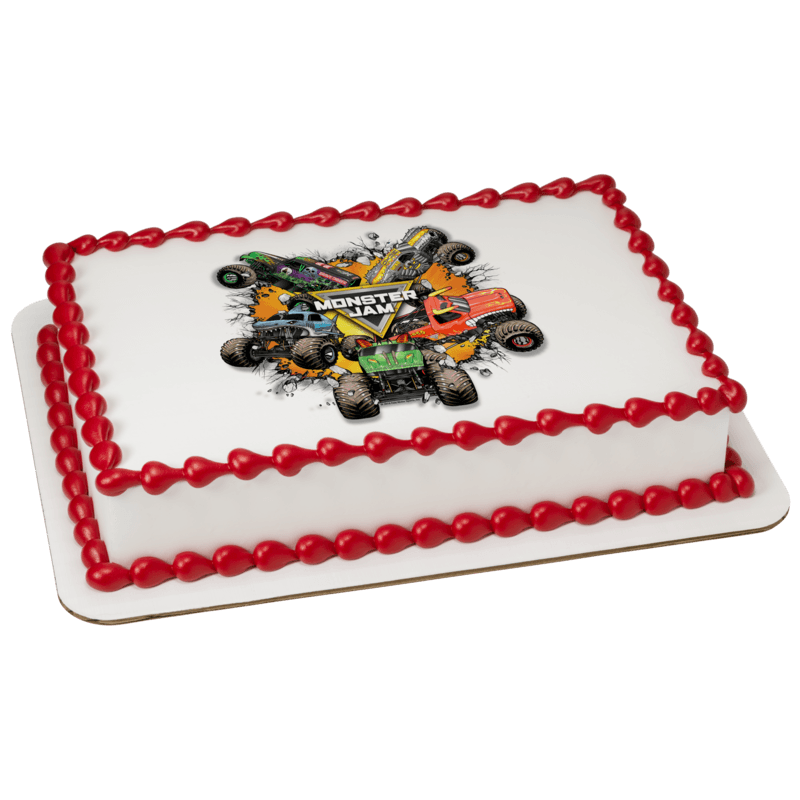 Monster Jam® Monster Trucks Cake