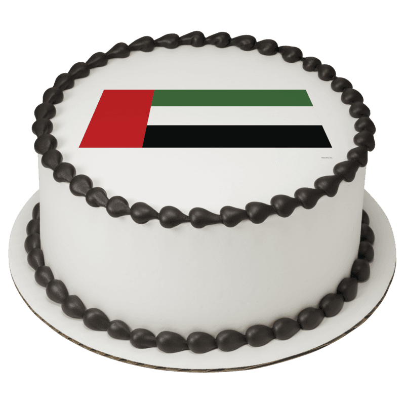 United Arab Emirates Country Flag Cake