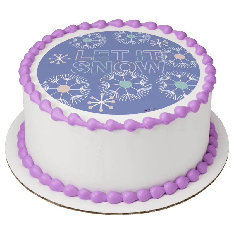 Let It Snow Cake