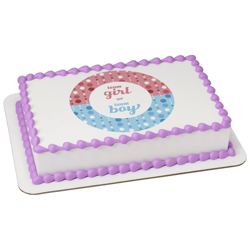 Team Girl or Team Boy Cake