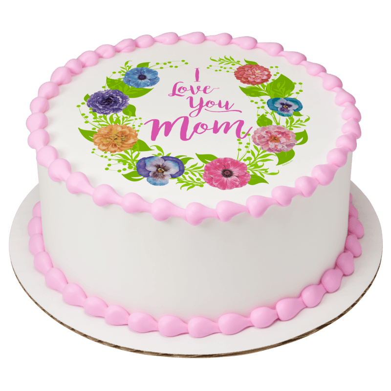 I Love You Mom Cake