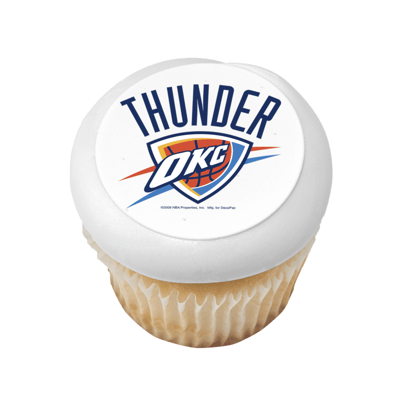 NBA Oklahoma City Thunder Cupcake