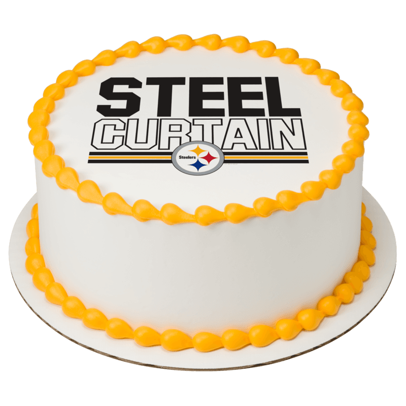 NFL Pittsburgh Steelers Steel Curtain Cake