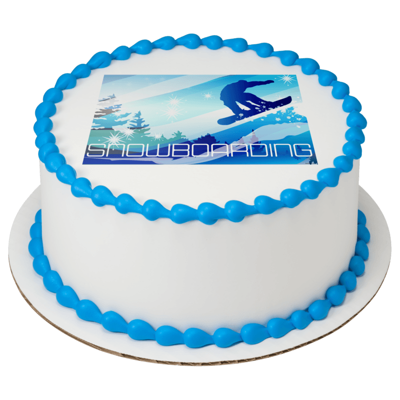 Snowboarding Cake