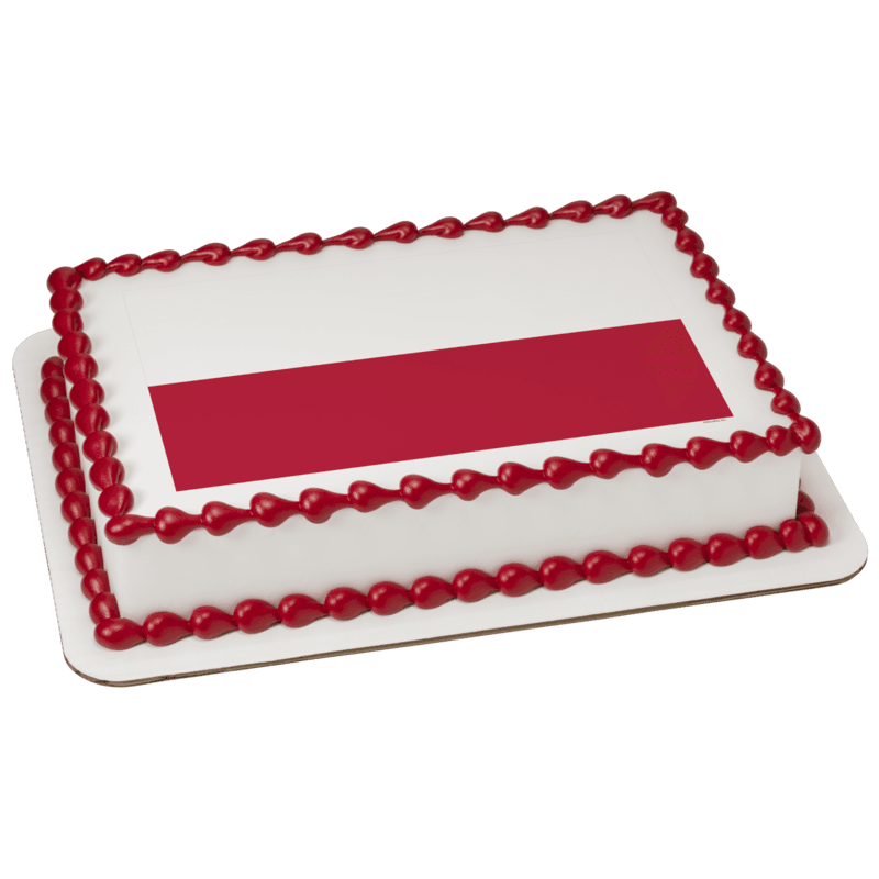 Poland Country Flag Cake