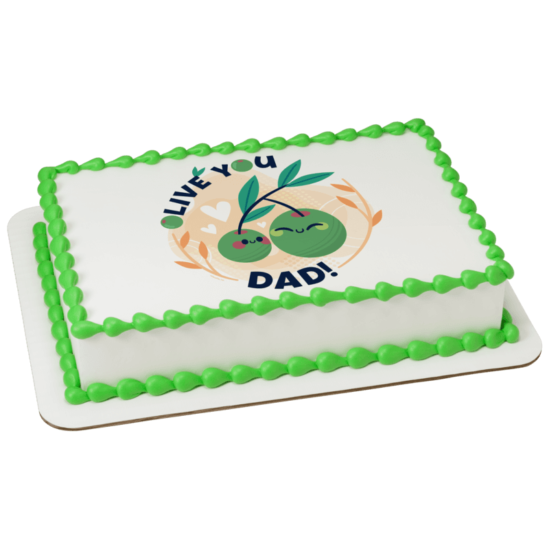 Olive You Dad! Cake