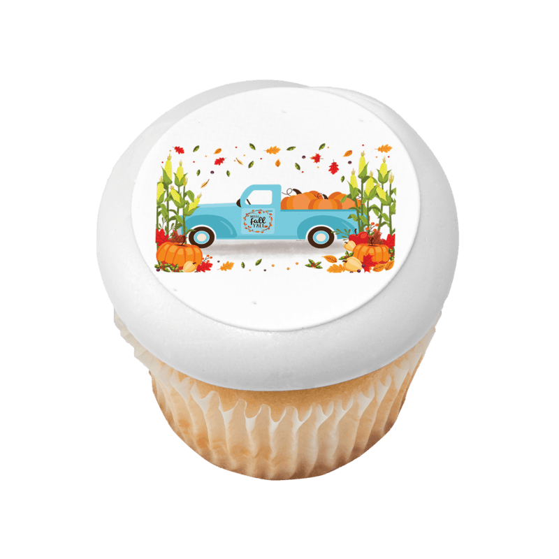 Hello Fall Y'all Cupcake