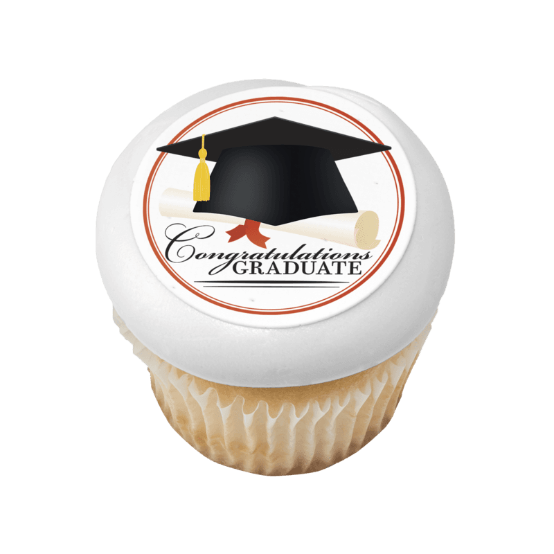 Grad Cap Cupcake