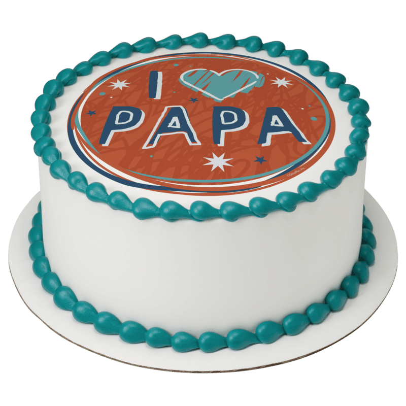 I Heart Papa Cake