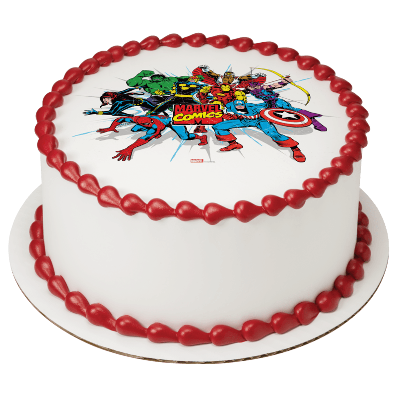 MARVEL Comics Originals Unite Cake