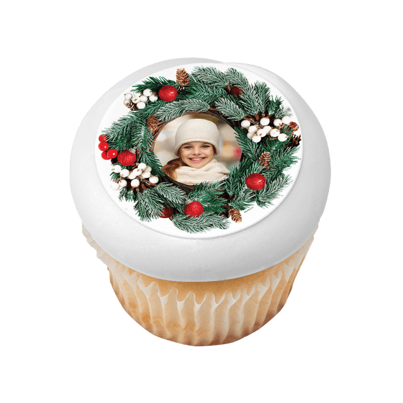 Holiday Wreath Cupcake