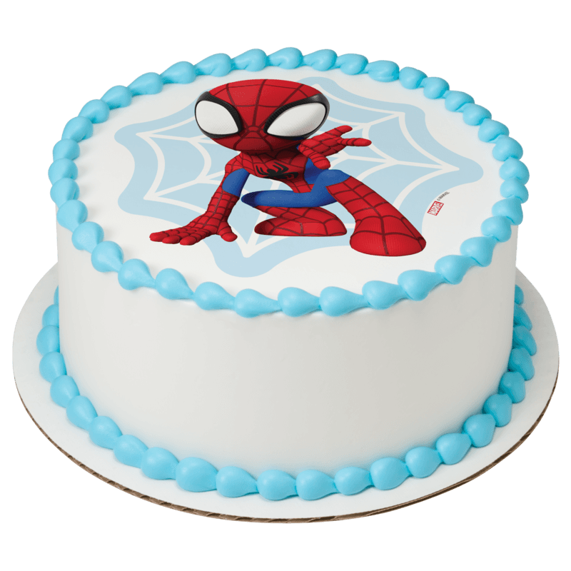 MARVEL Spidey and His Amazing Friends Spidey Web Cake