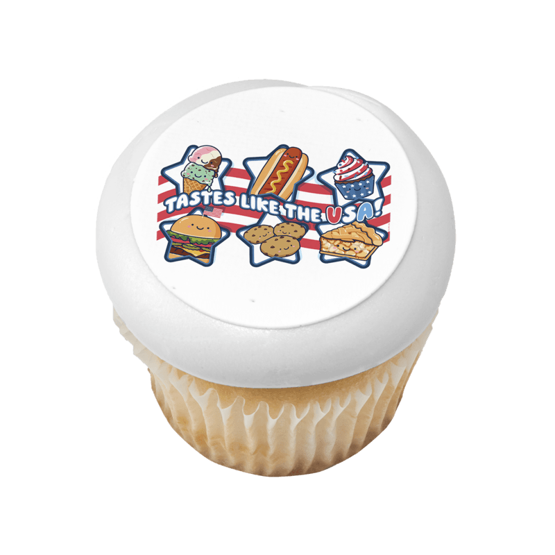 TASTES LIKE THE USA! Cupcake