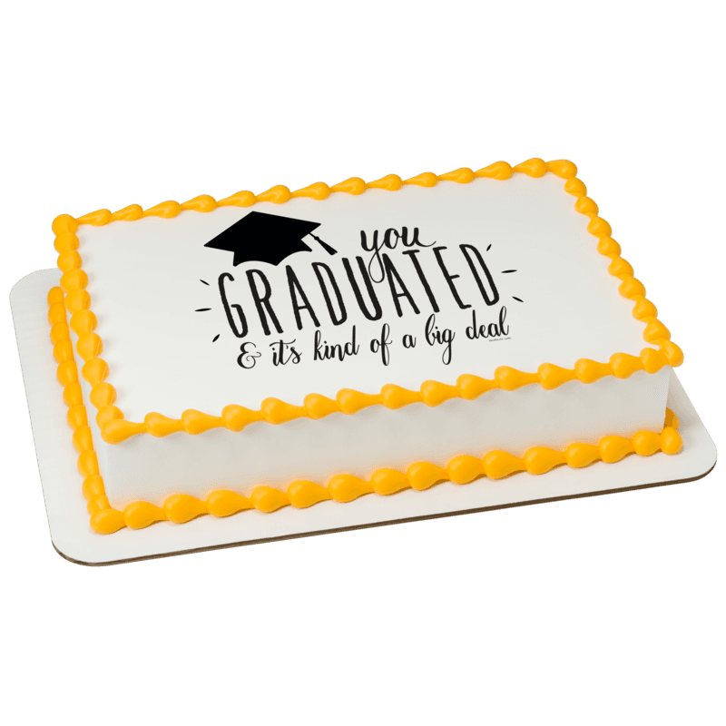 Big Deal Grad Cake