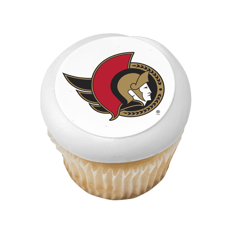 NHL® Ottawa Senators® Cupcake