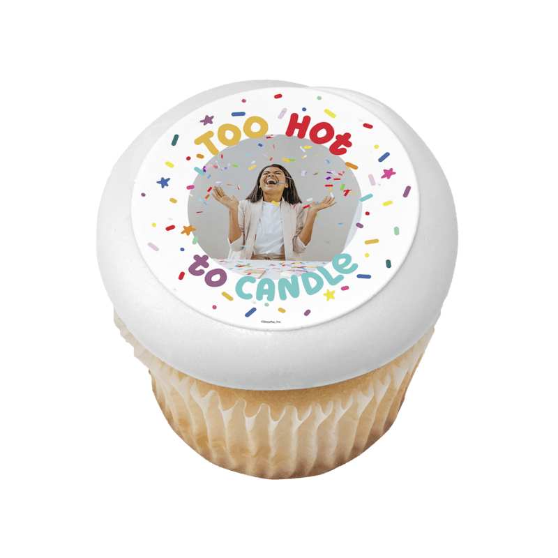 Too Hot to Candle Cupcake