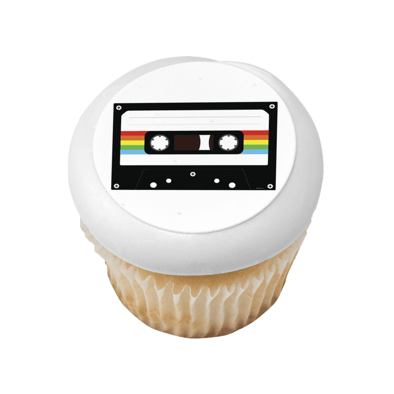 Cassette Tape Cupcake