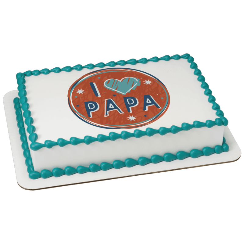 I Heart Papa Cake