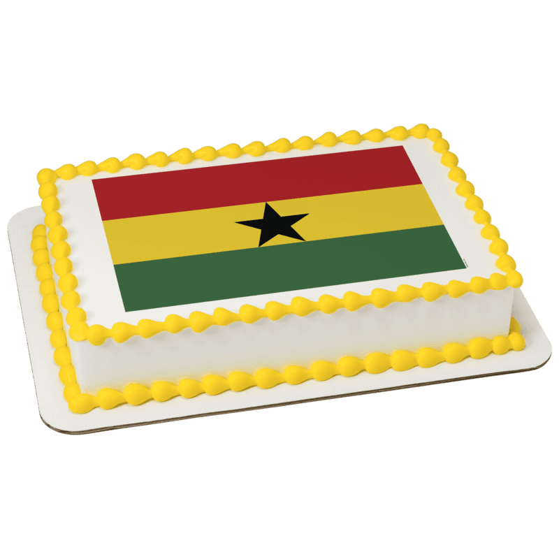 Ghana Country Flag Cake