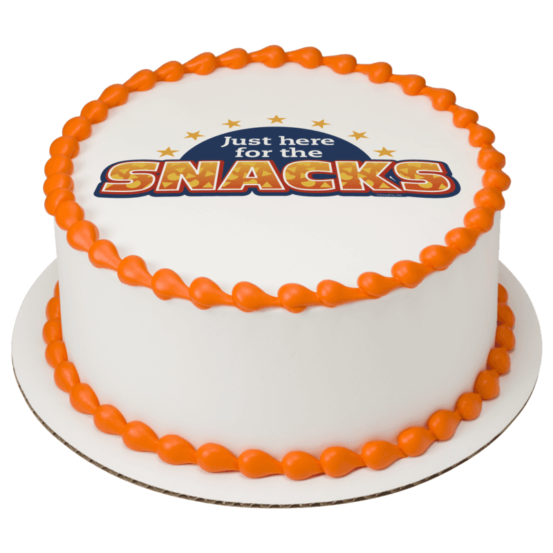 Just here for the snacks Cake