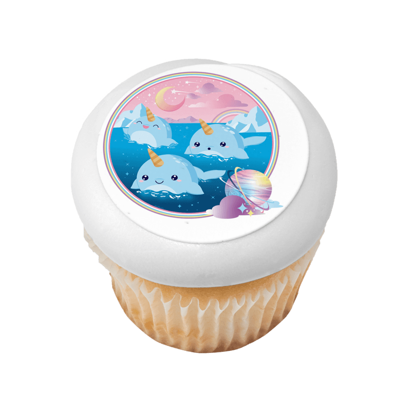 Narwhal Cupcake