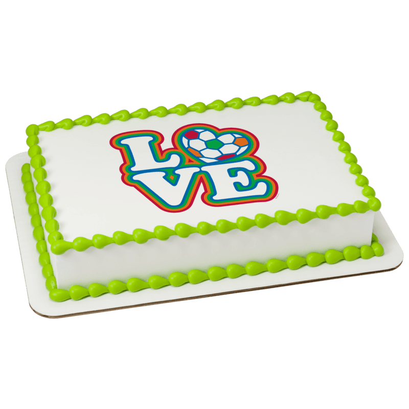 Soccer Love Cake