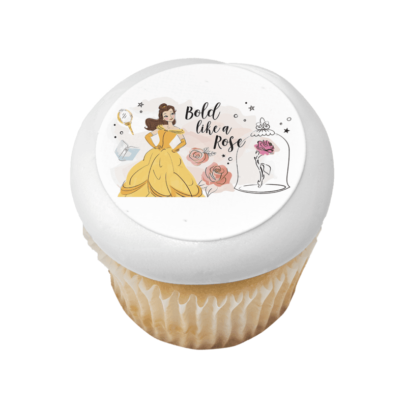 Disney Princess Belle Bold Like A Rose Cupcake