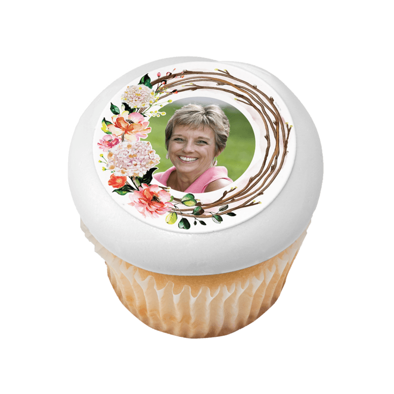 Springtime Wreath Cupcake