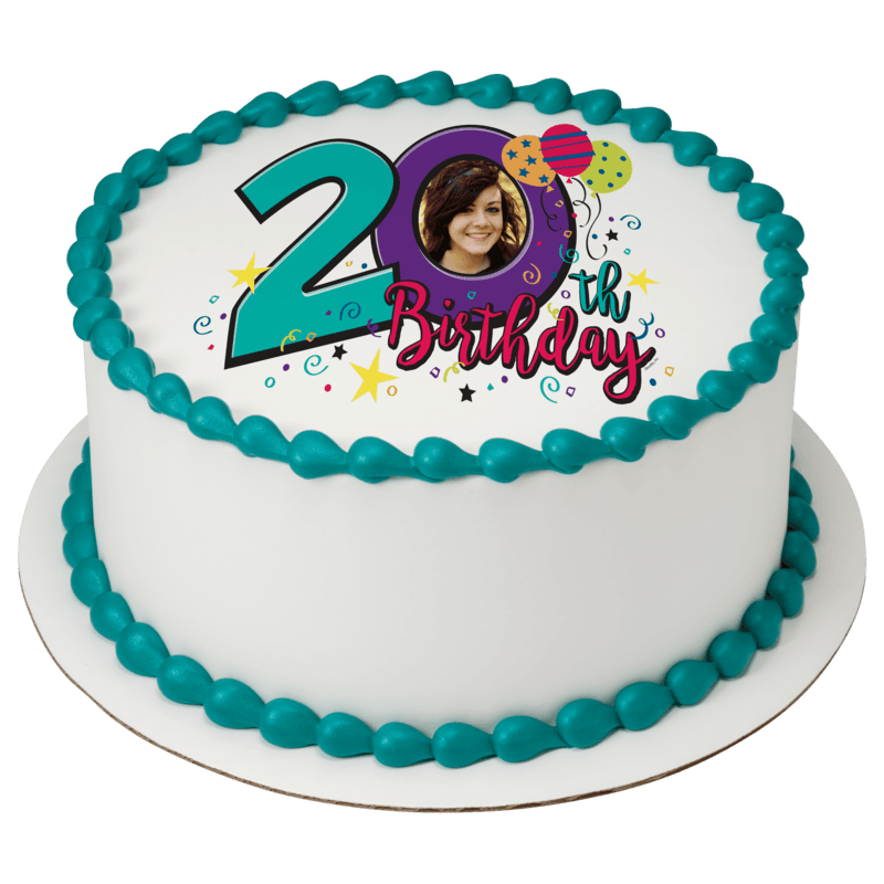 Happy 20th Birthday Cake