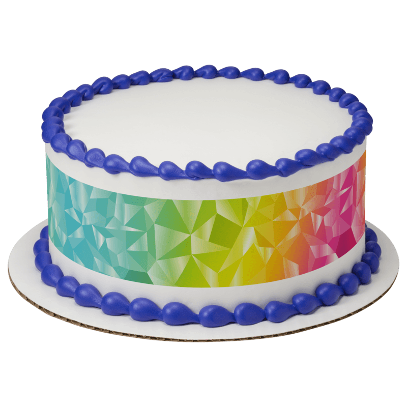 Rainbow Prism Cake