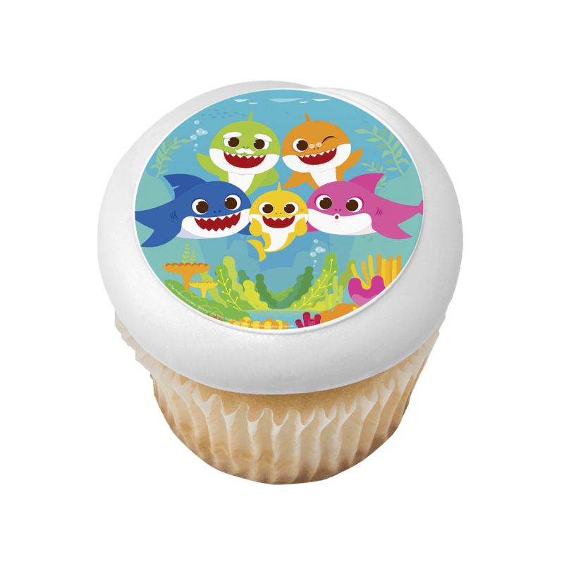 Baby Shark Ruling the Sea Cupcake