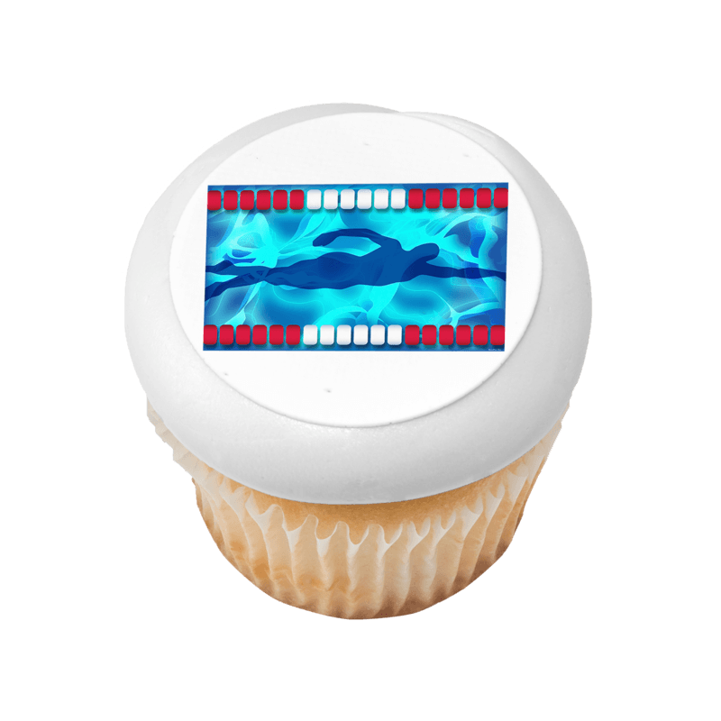 Swimming Cupcake
