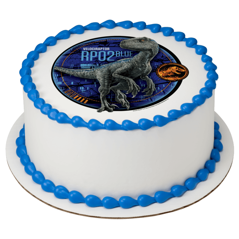 Jurassic World Fallen Kingdom Blue Cake