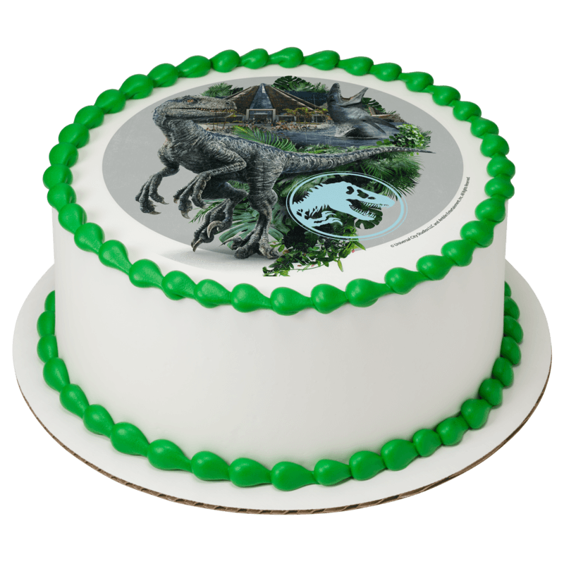 Jurassic World Raptor Paddock Cake