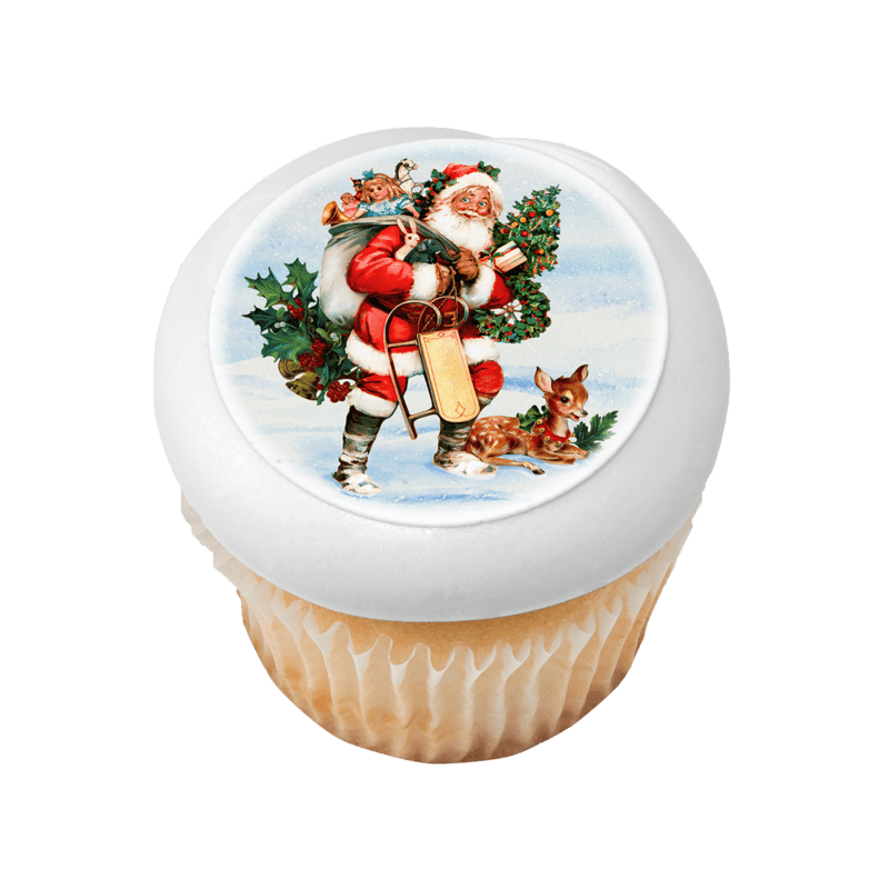 Delivering Toys Cupcake