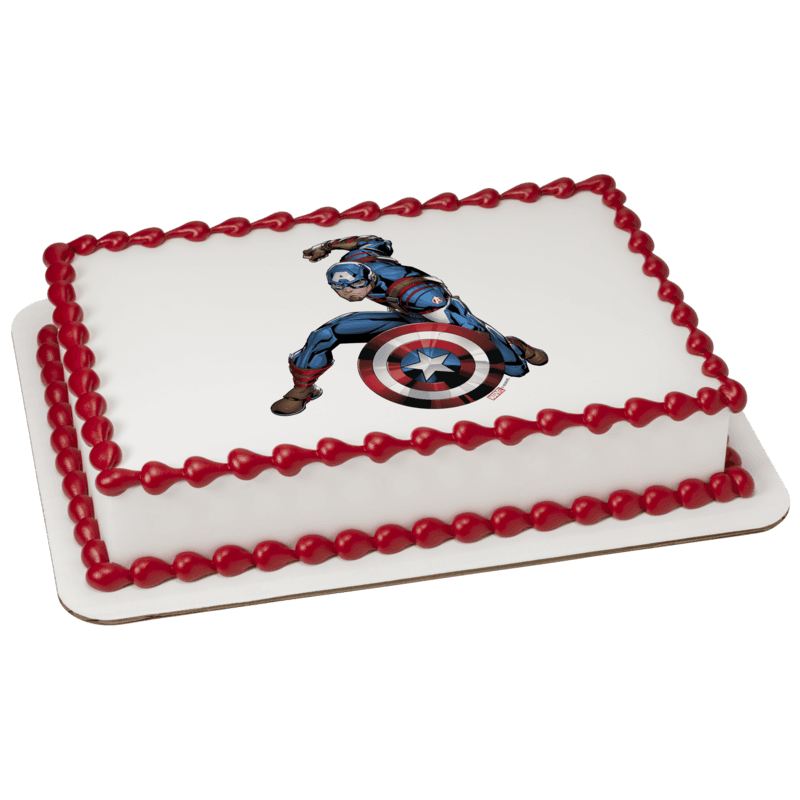 Marvel's Captain America Cake