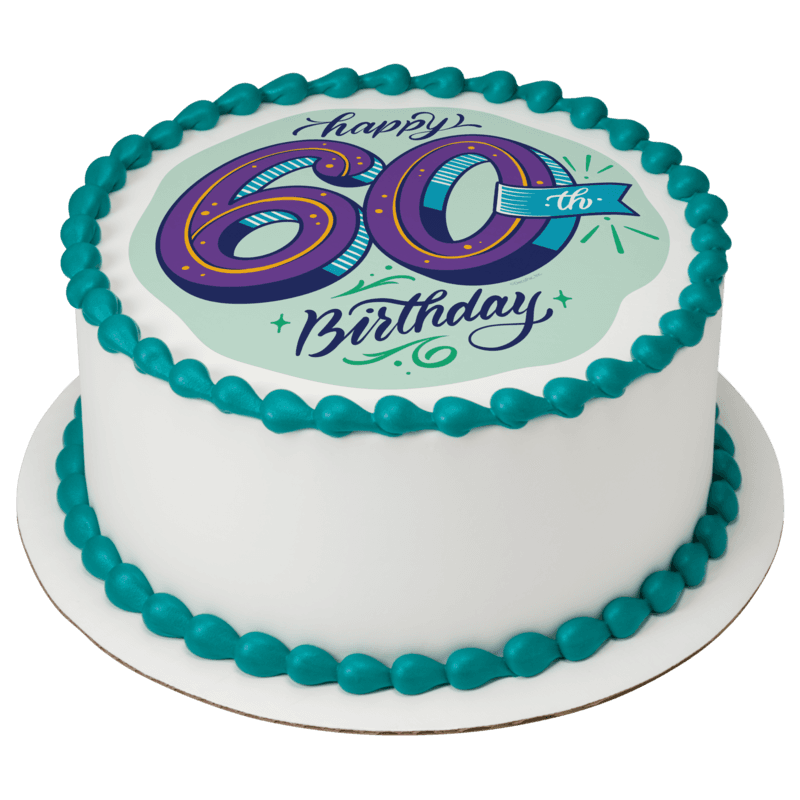 60th Birthday Cake