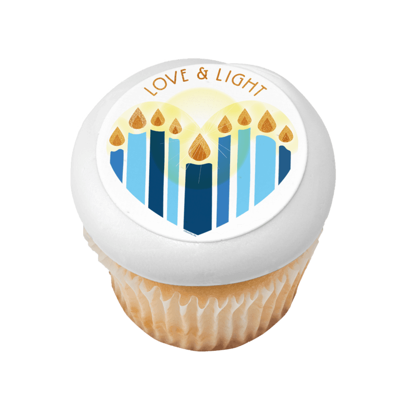 Love and Light Cupcake