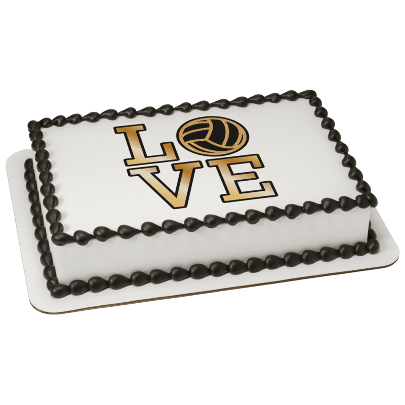 Volleyball Love Cake
