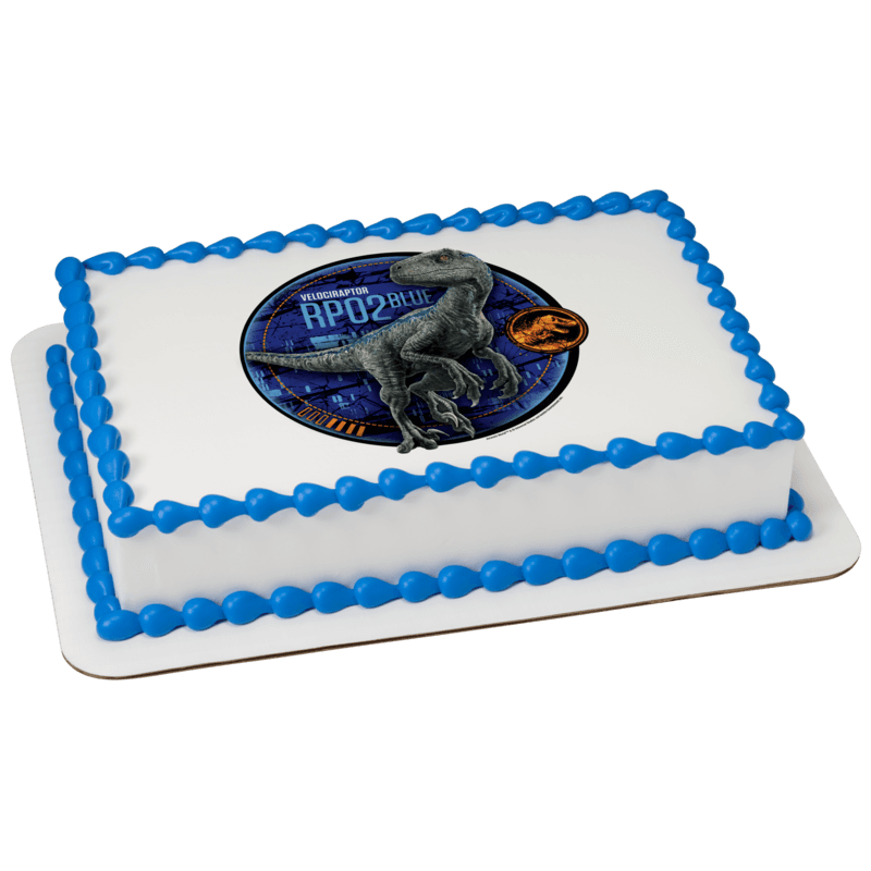 Jurassic World Fallen Kingdom Blue Cake