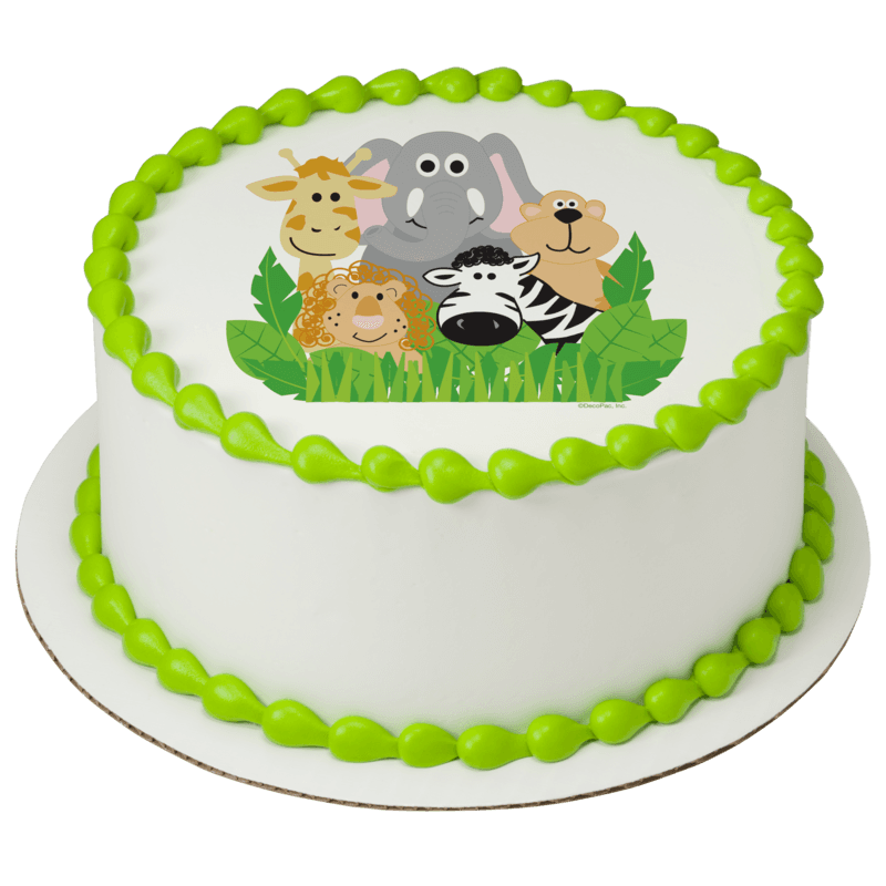 Jungle Animals Cake