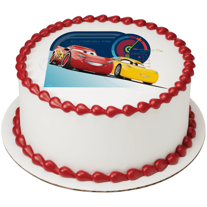Disney and Pixar's Cars 3 Race Ready Cake