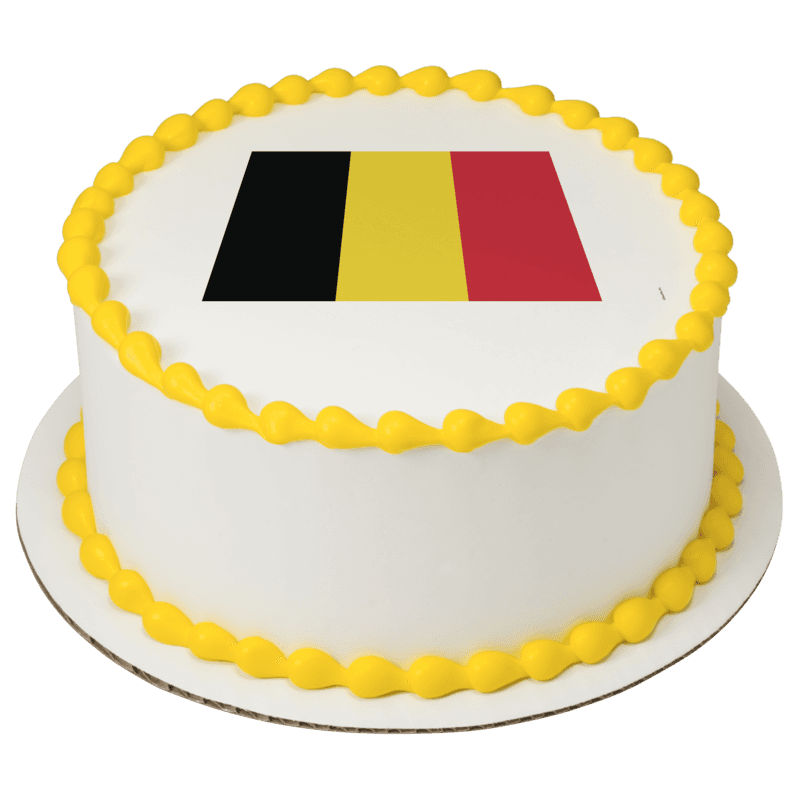 Belgium Country Flag Cake
