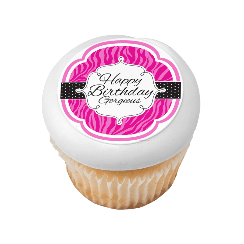 Happy Birthday Gorgeous Cupcake