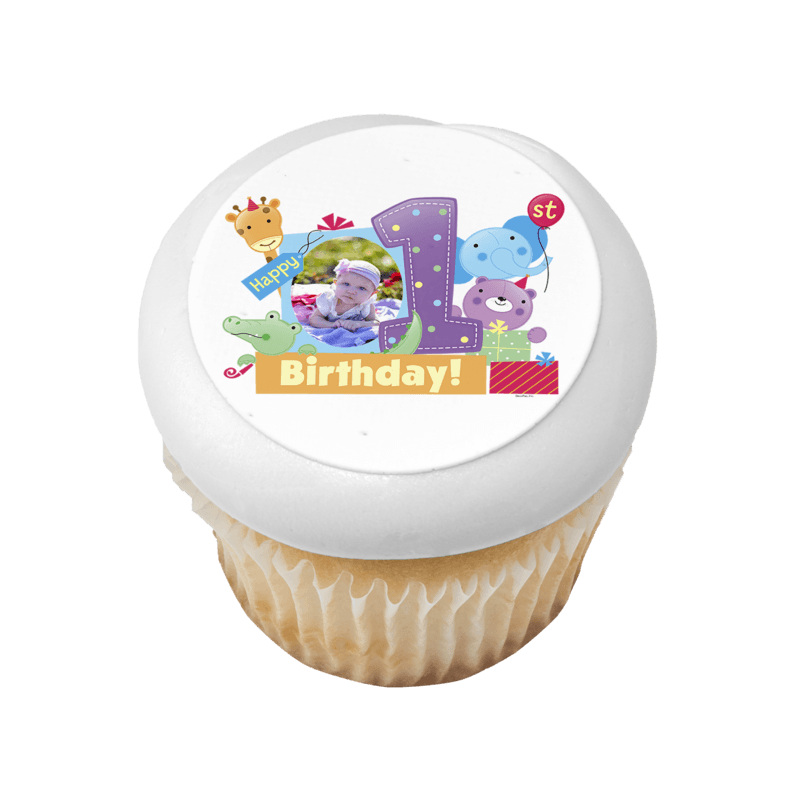 First Birthday Cupcake