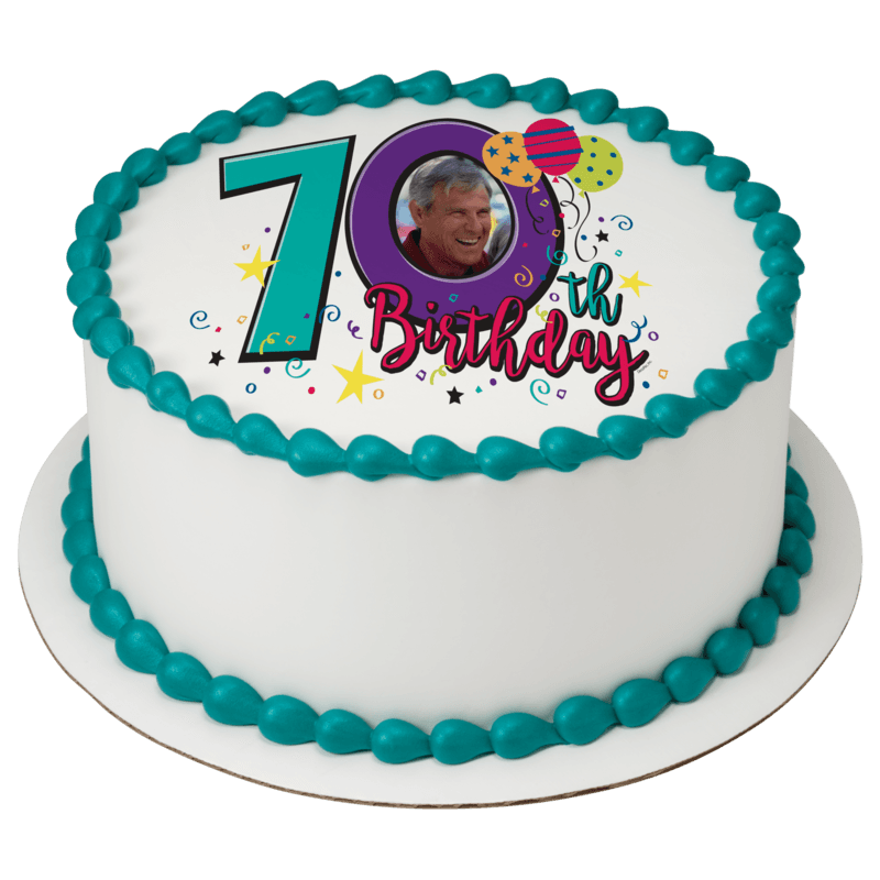 Happy 70th Birthday Cake