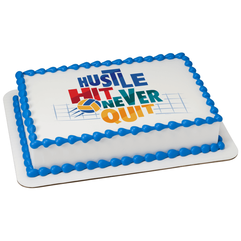 Hustle, Hit, Never Quit Cake