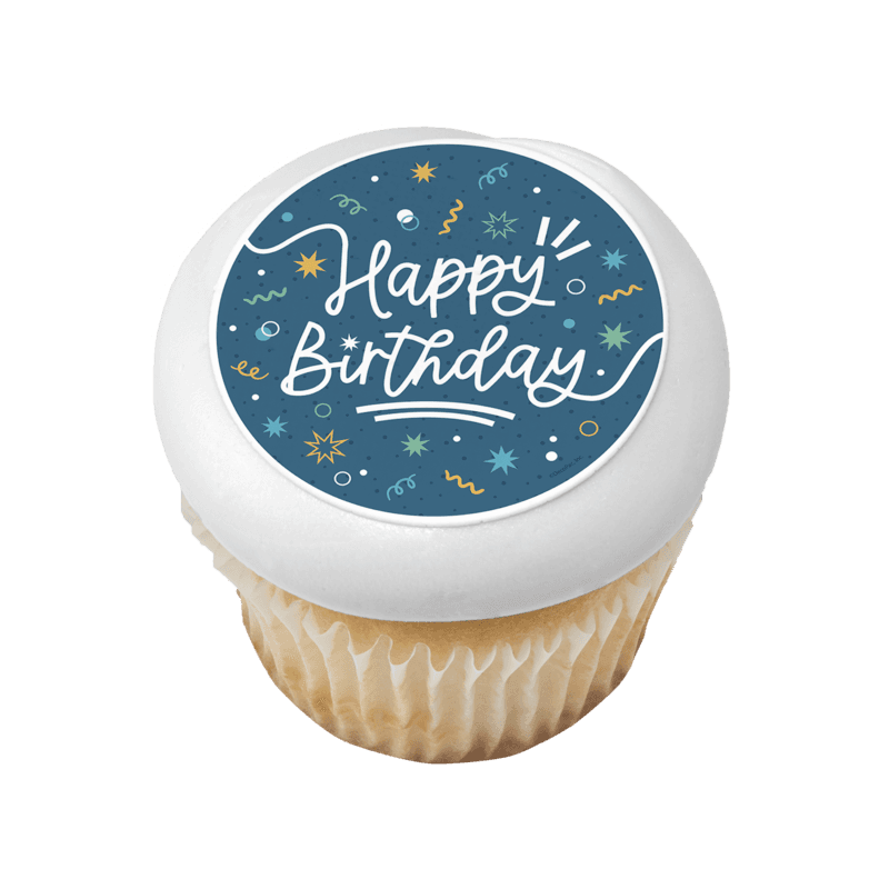 Happy Birthday Bash Cupcake